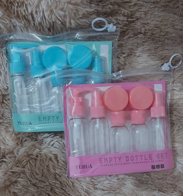 Travel Empty Bottle Set – Refillable Cosmetic Bottle Kit