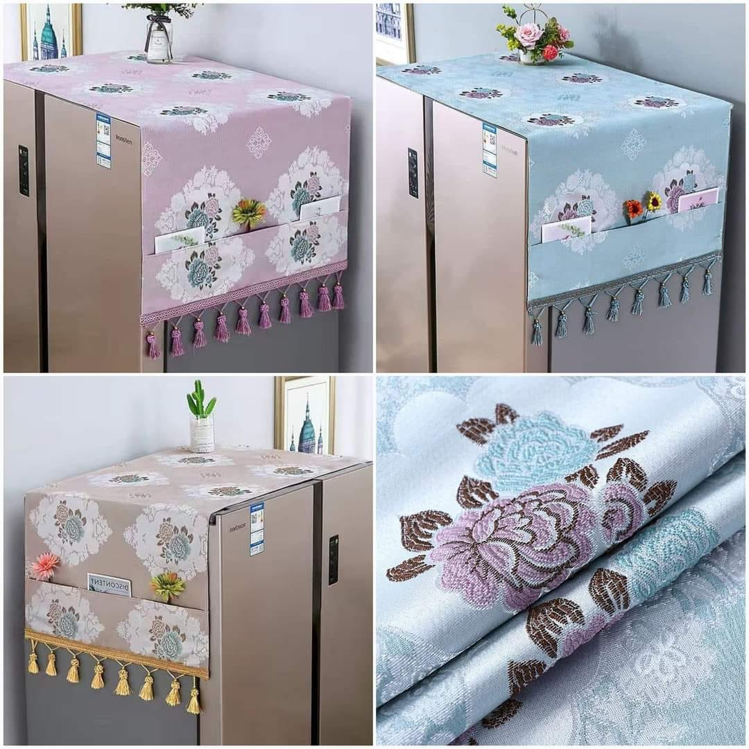Refrigerator Dust Cover Single & Double Door | Premium Polyester Cover