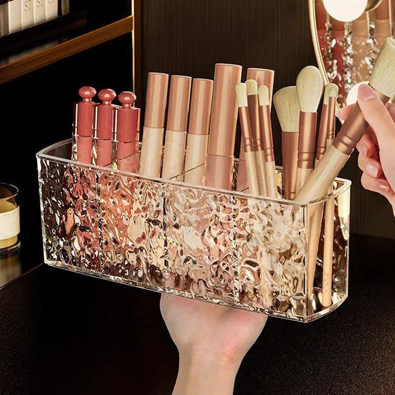 Premium 4-Grid Acrylic Cosmetic Storage Organizer