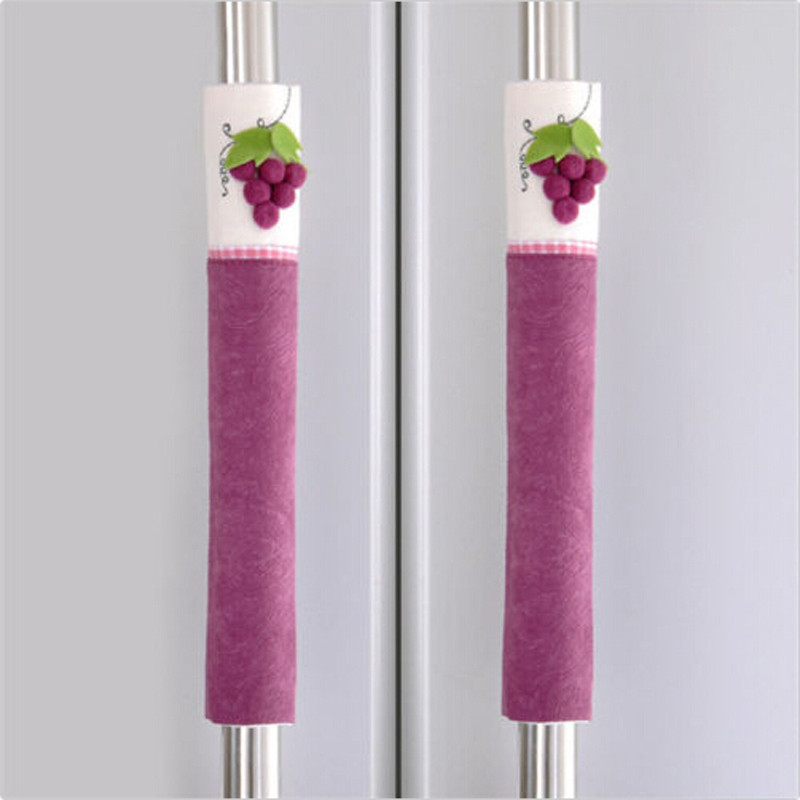 Cotton Cloth fridge Handle Cover Pair – Anti-Skid Double Door Handle Gloves